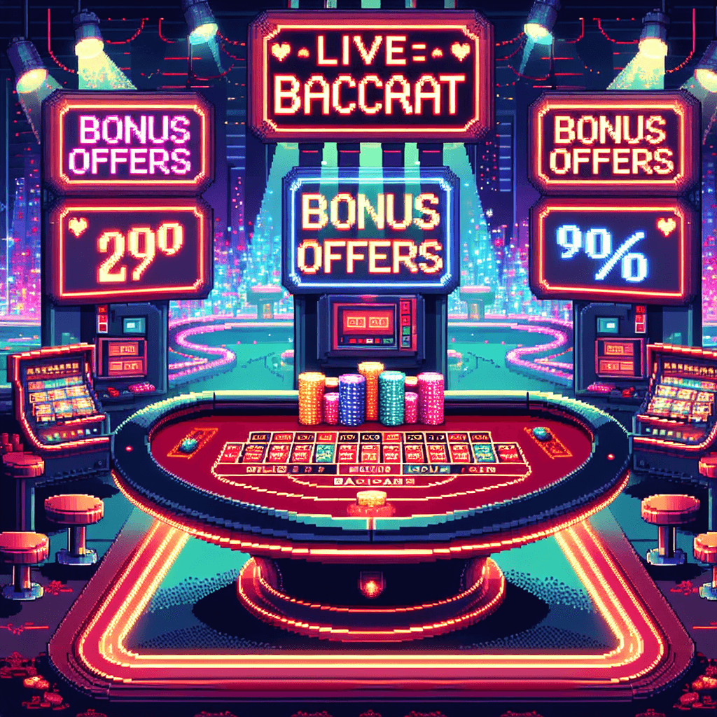 Tutorial banner on how to claim Live-Baccarat bonus offers inside the lobby