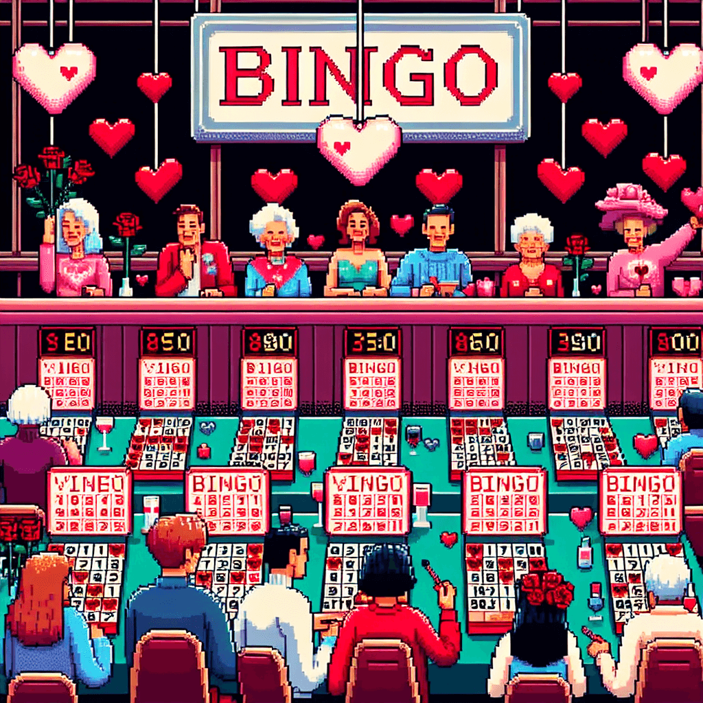 how to play Valentine Bingo