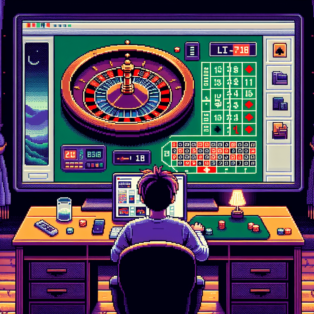Step-by-step tutorial graphic showing how to play roulette online for real money