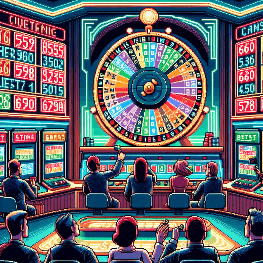 Illustration showing strategies to win on Wheel of Fortune slots